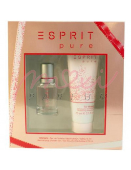 Esprit Pure For Women SET: edt 15ml + tusfürdő gél 75ml