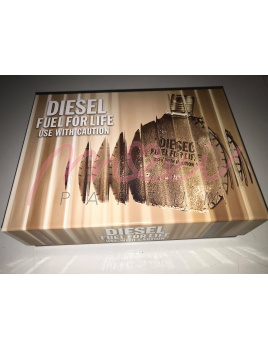 Üres doboz Diesel Fuel for life, Méretek: 26cm x 19cm x 9cm