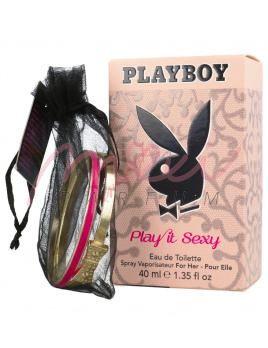 Playboy Play It Sexy For Her, edt 40 ml + náramok