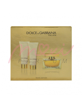 Dolce & Gabbana The One, Edp 75ml + 50ml Testápoló tej + 50ml Tusfürdő