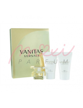 Versace Vanitas, Edp 4,5 ml + 25ml Testápoló tej + 25ml Tusfürdő