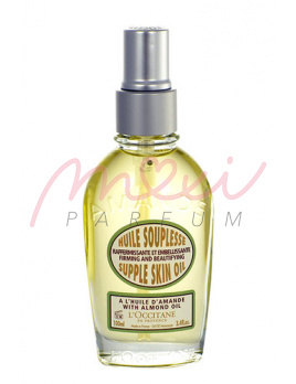 L´Occitane Almond Supple Skin Oil, arcápoló szérum, Emulzió - 100ml, Pro všechny typy pokožky