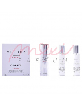 Chanel Allure Sport Cologne, edt 3x20ml - Twist and Spray
