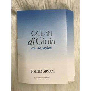 Giorgio Armani Ocean di Gioia, Illatminta