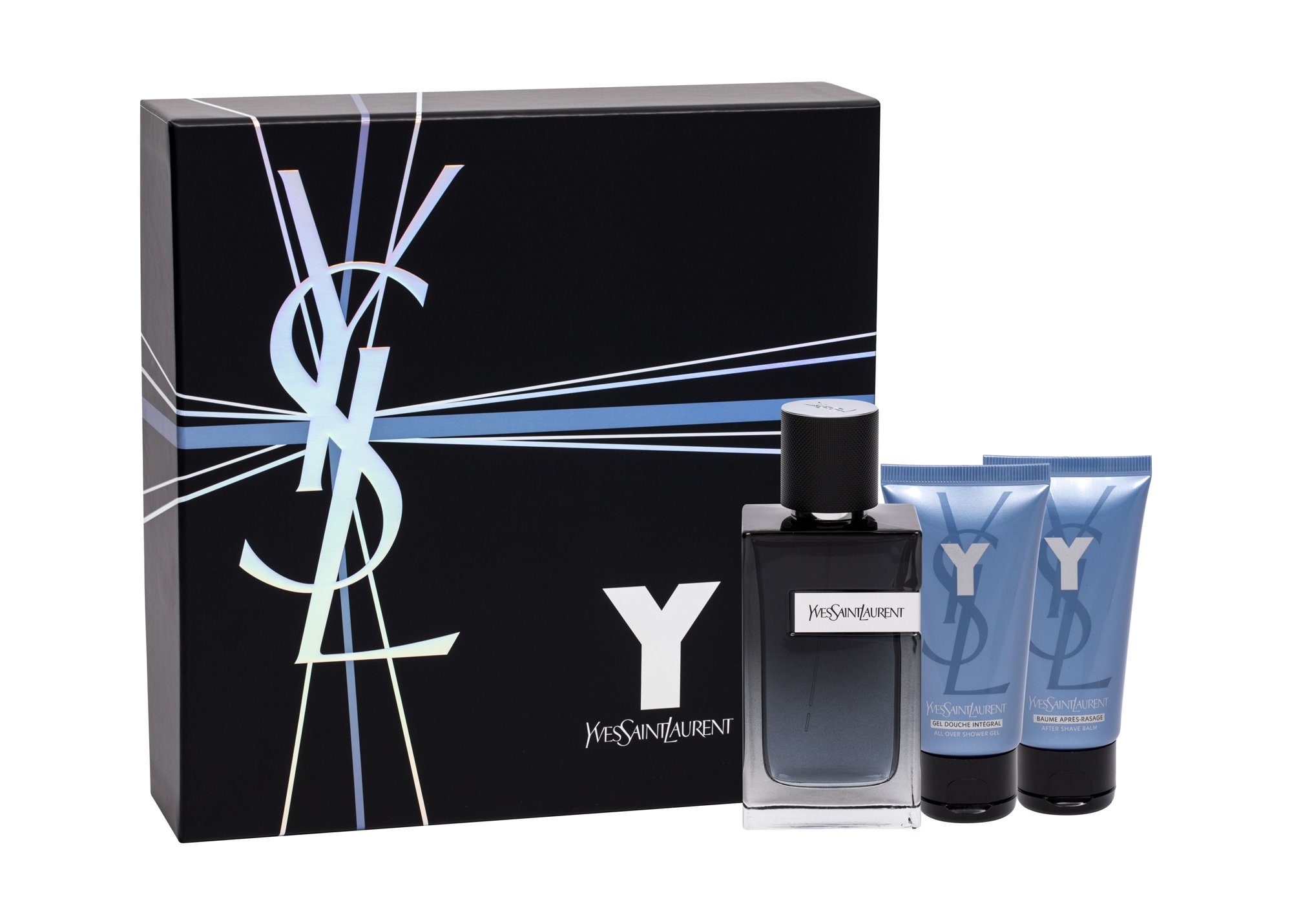 Yves Saint Laurent Y, EDP 100 ml + tusfürdő gél 50 ml + borotválkozás utáni balzsam 50 ml