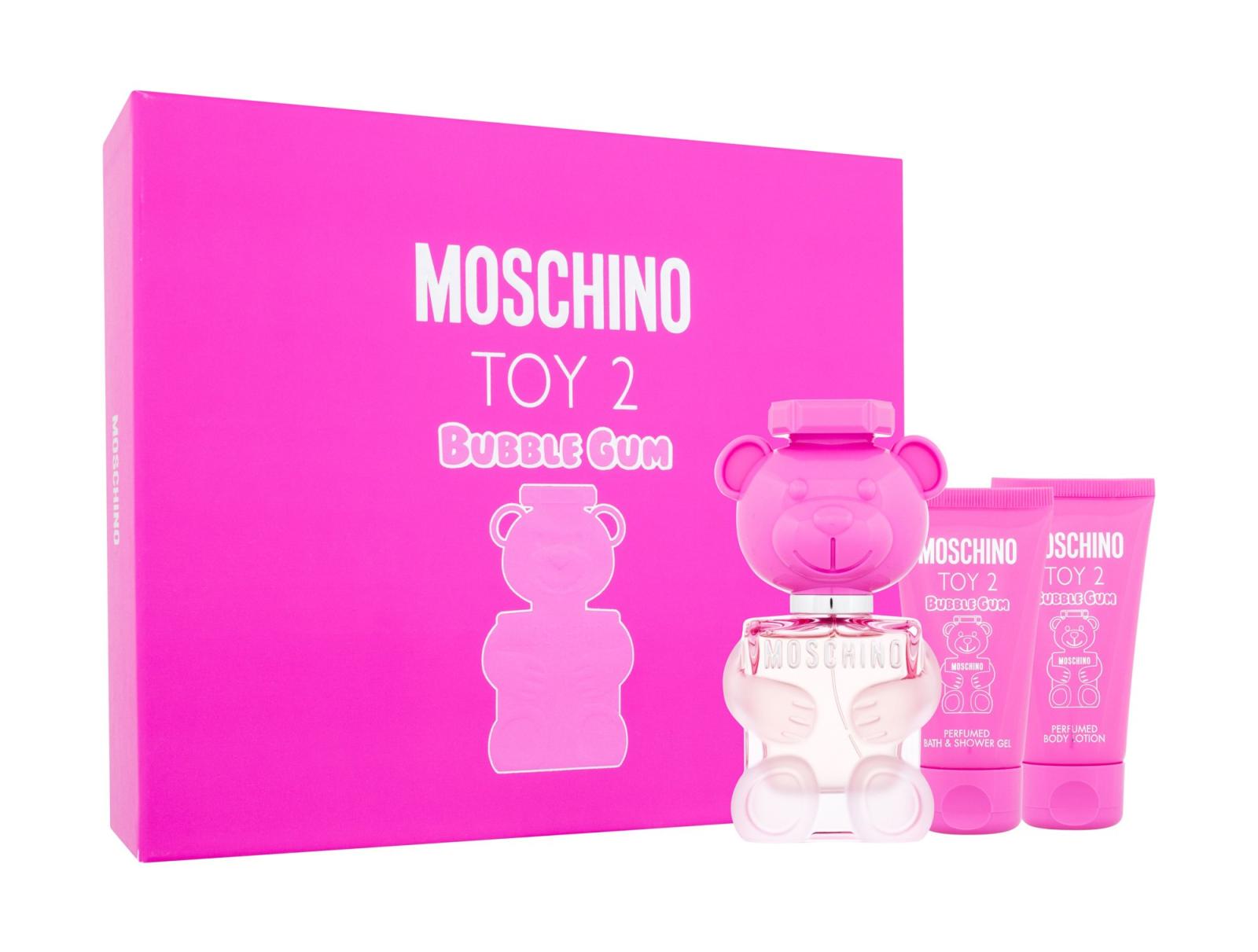 Moschino Toy 2 Bubble Gum Set: edt 50ml + Testápoló 50ml + tusfürdő gél 50ml