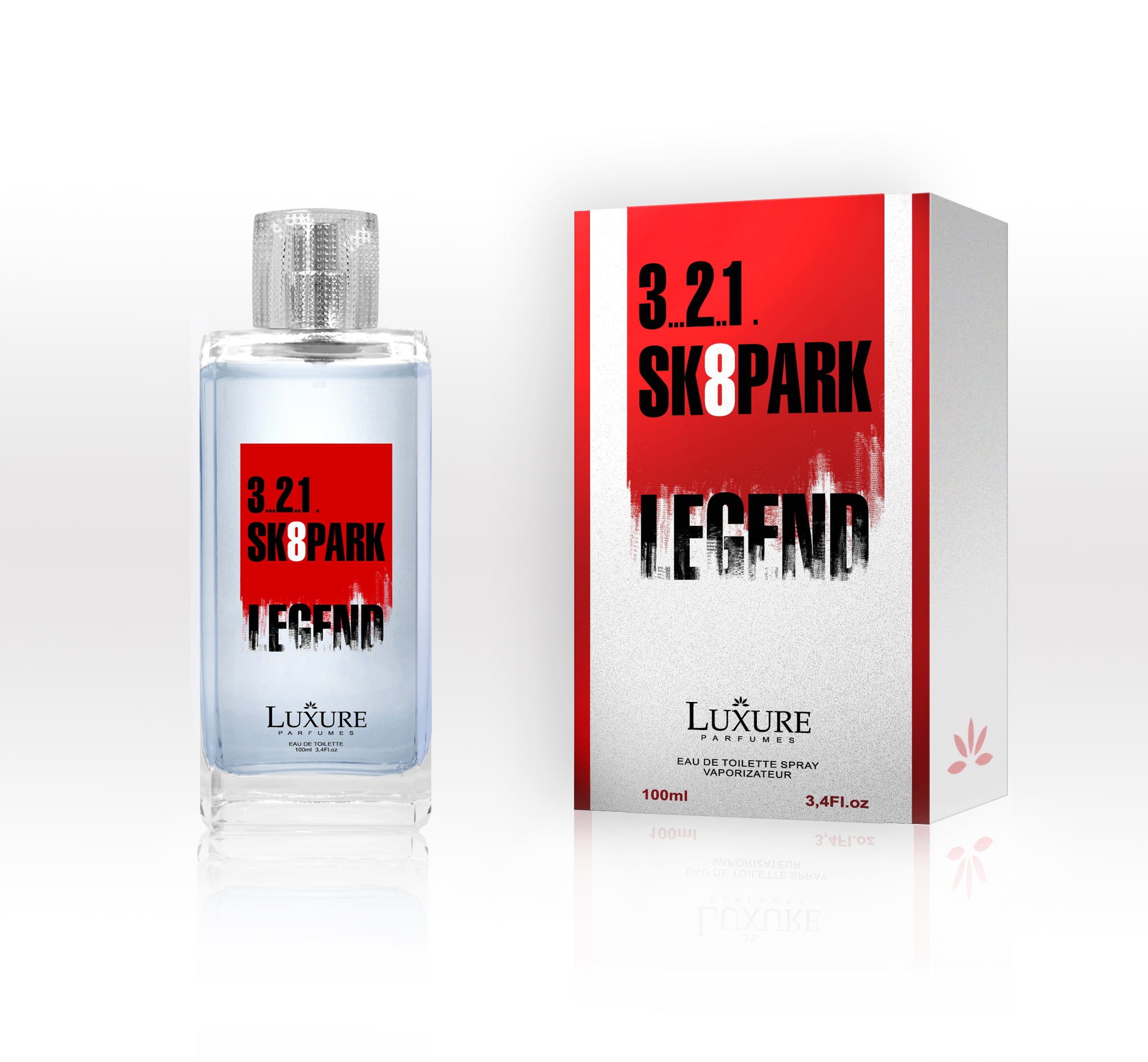 Luxure 321 Sk8park Legend edt 40ml (Alternatív illat Carolina Herrera 212 Men Heroes forever young) - Teszter