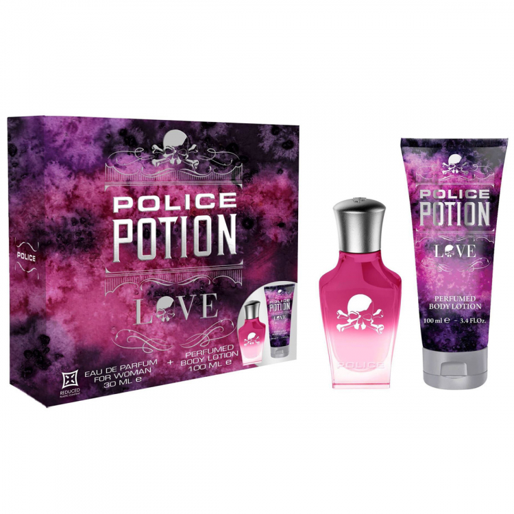 Police Potion Love, SET: edp 30ml + Testápoló 100ml