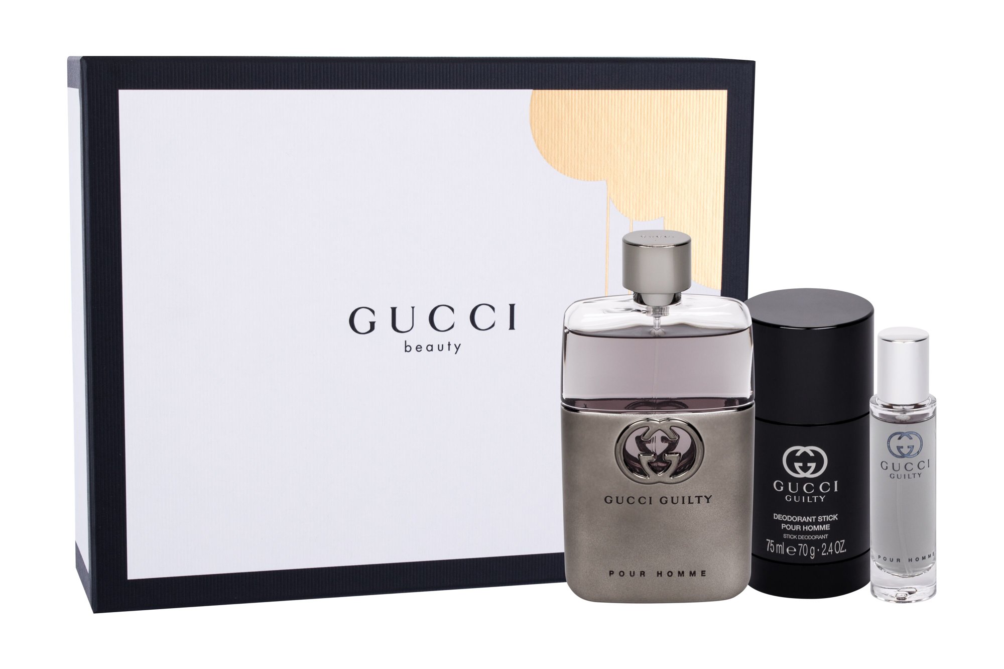 Gucci Guilty Pour Homme, EDT 90 ml + Deo stick 75 ml + EDT 15 ml