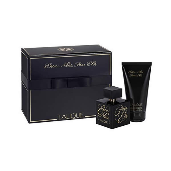 Lalique Encre Noire SET: edp 100ml + tusfürdő gél 150ml