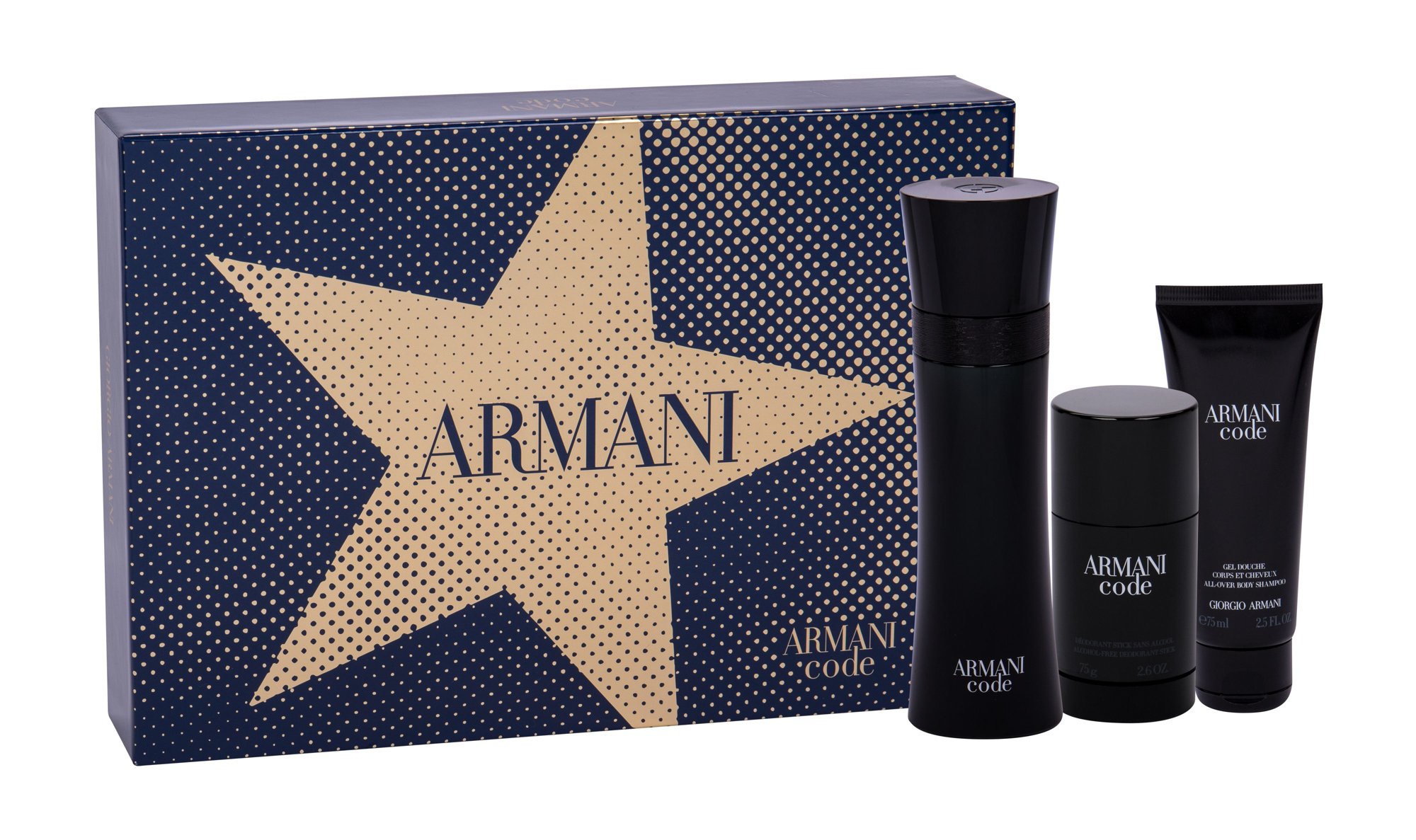 Giorgio Armani Armani Code Pour Homme, EDT 125 ml + tusfürdő gél 75 ml + Deo stick 75 ml