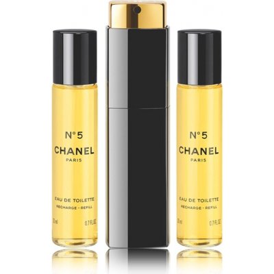 Chanel No.5, EDT 3x20ml - Twist and spray, Teszter