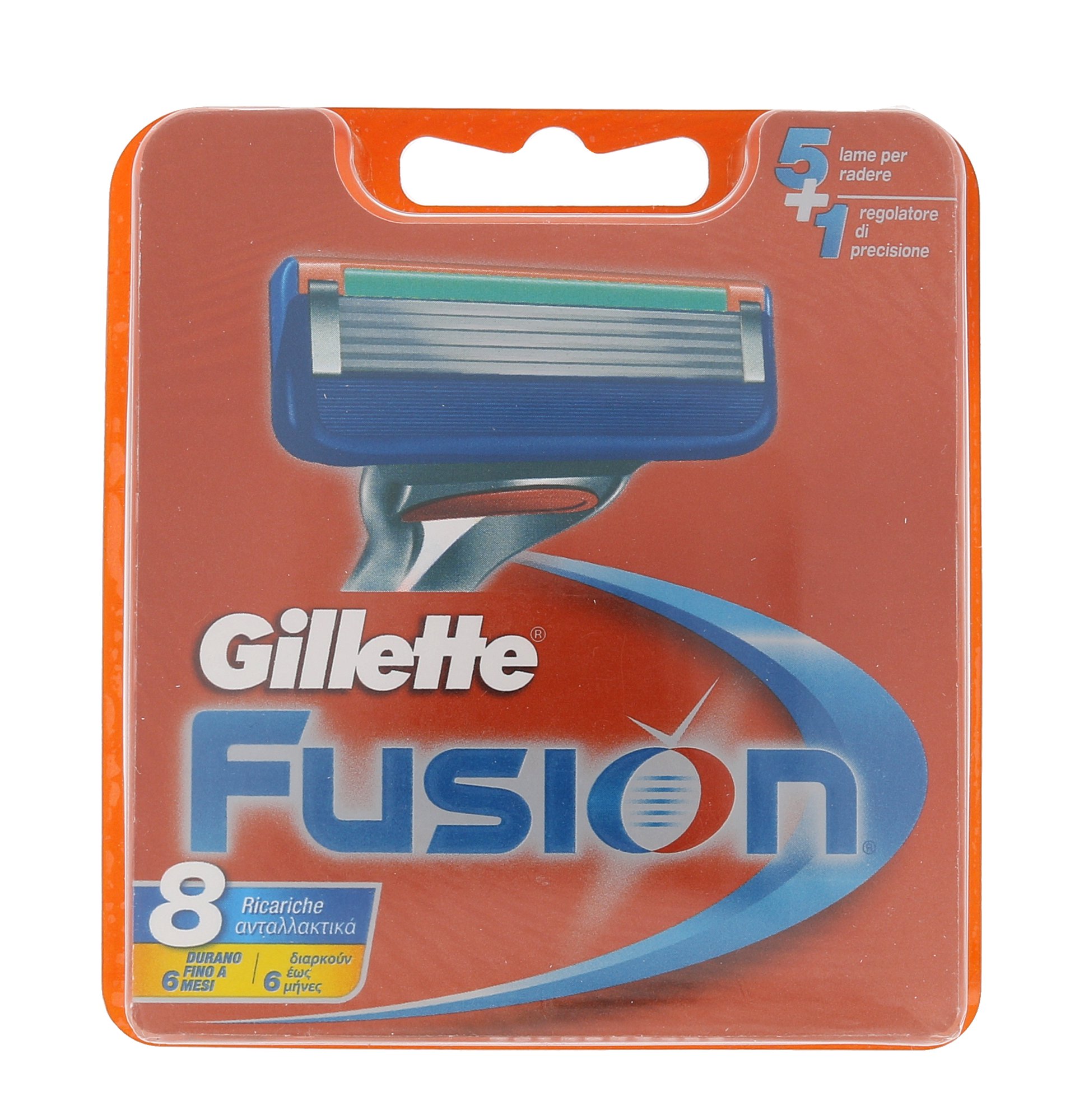 Gillette Fusion, Náhradné ostrie 8ks