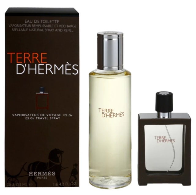 Hermes Terre D Hermes, edt 30ml (Újratölthető) + edt 125ml (Utántöltő)
