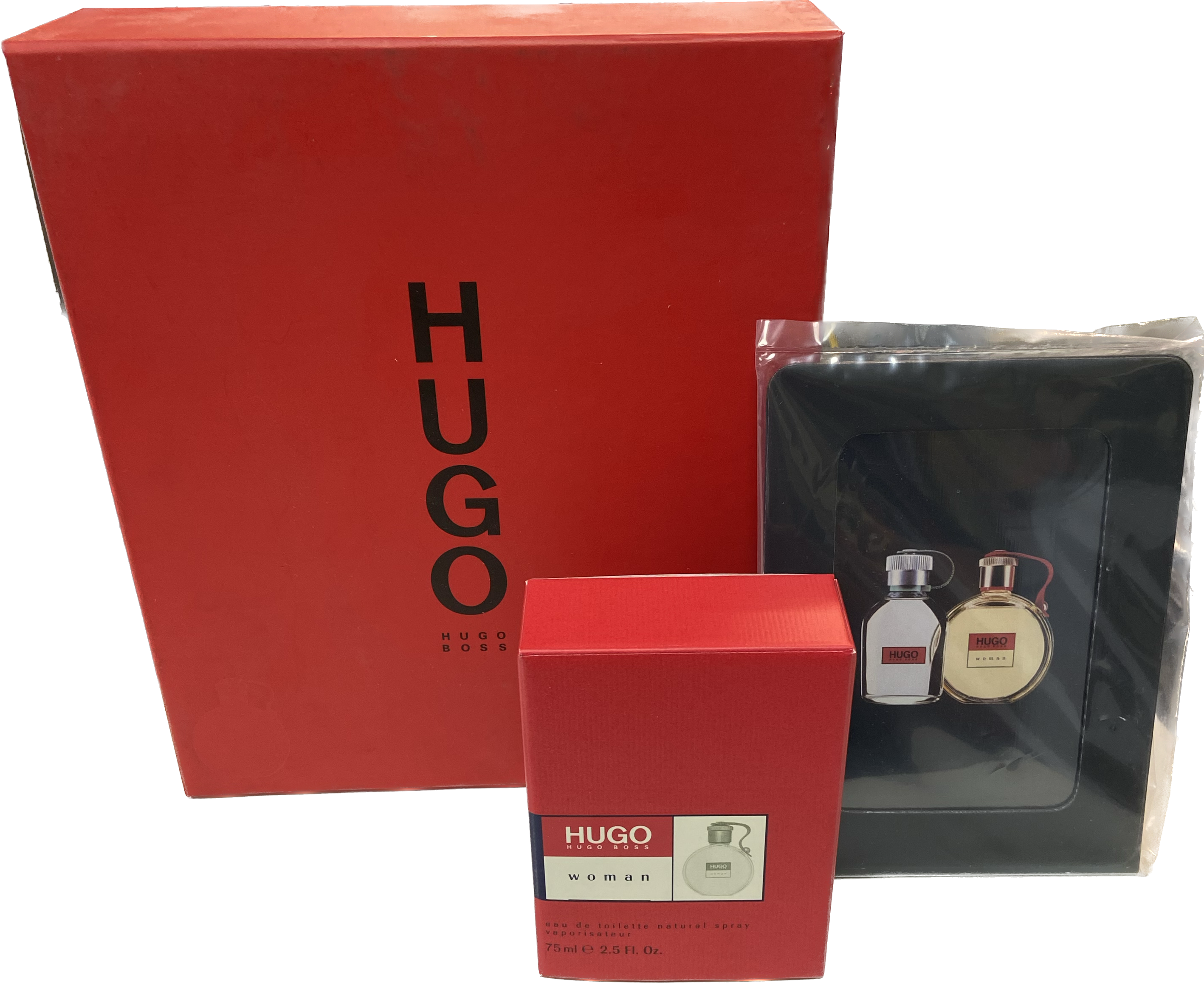 Hugo Boss Hugo Woman, SET: edt 75ml r. 1997 + Fotorámik