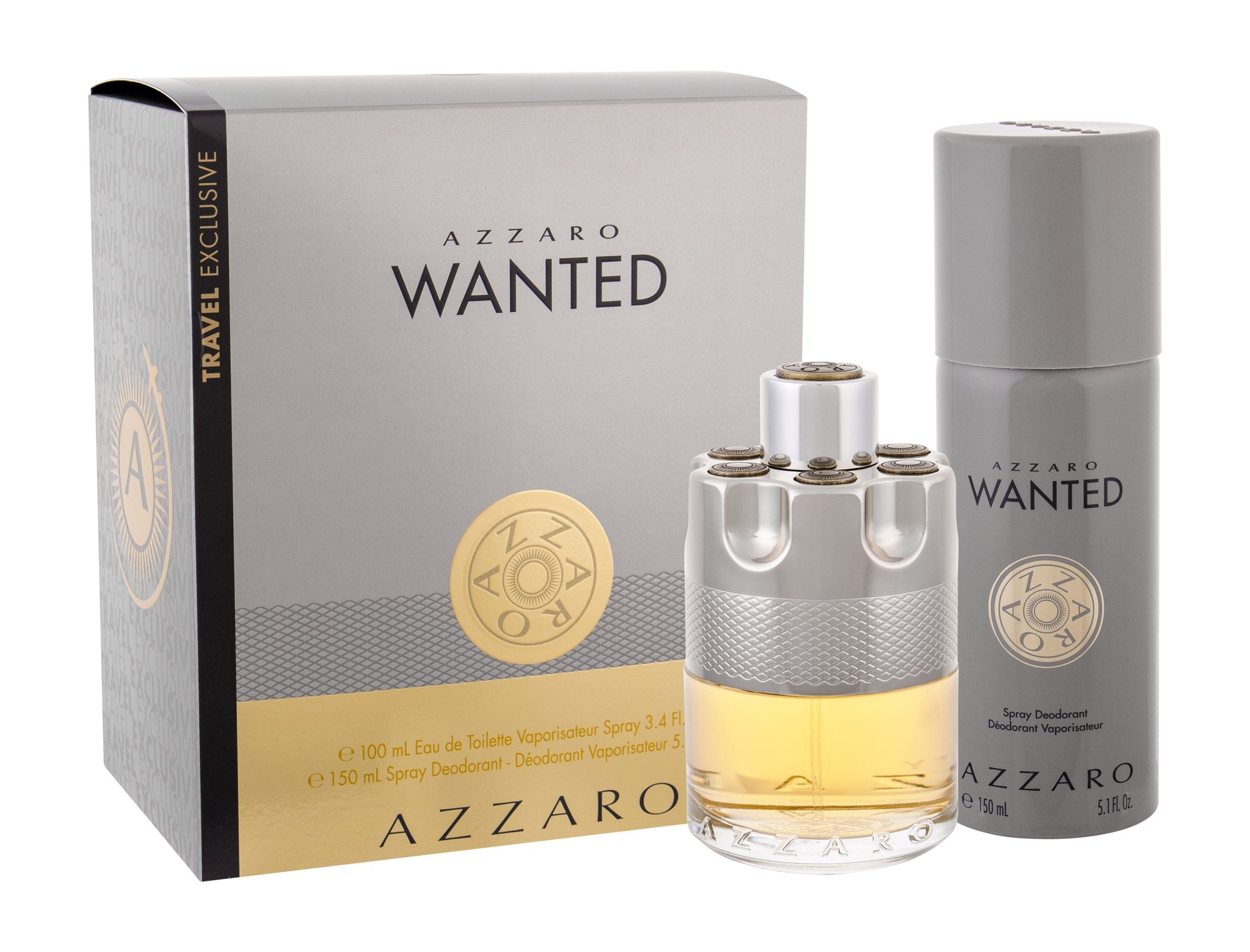 Azzaro Wanted, edt 100 ml + Dezodor 150 ml