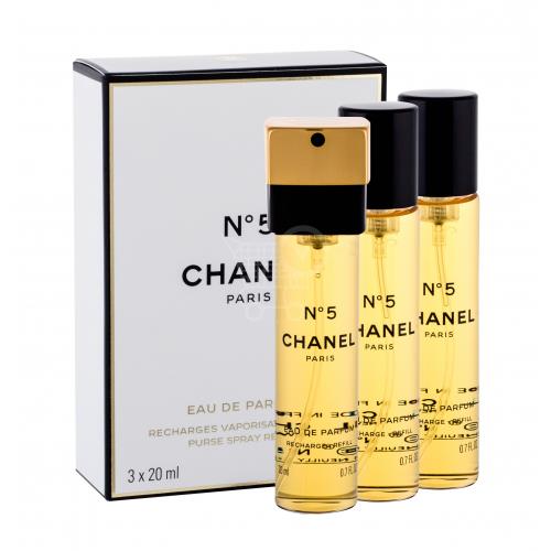 Chanel No.5, edp 3x20ml - Refill