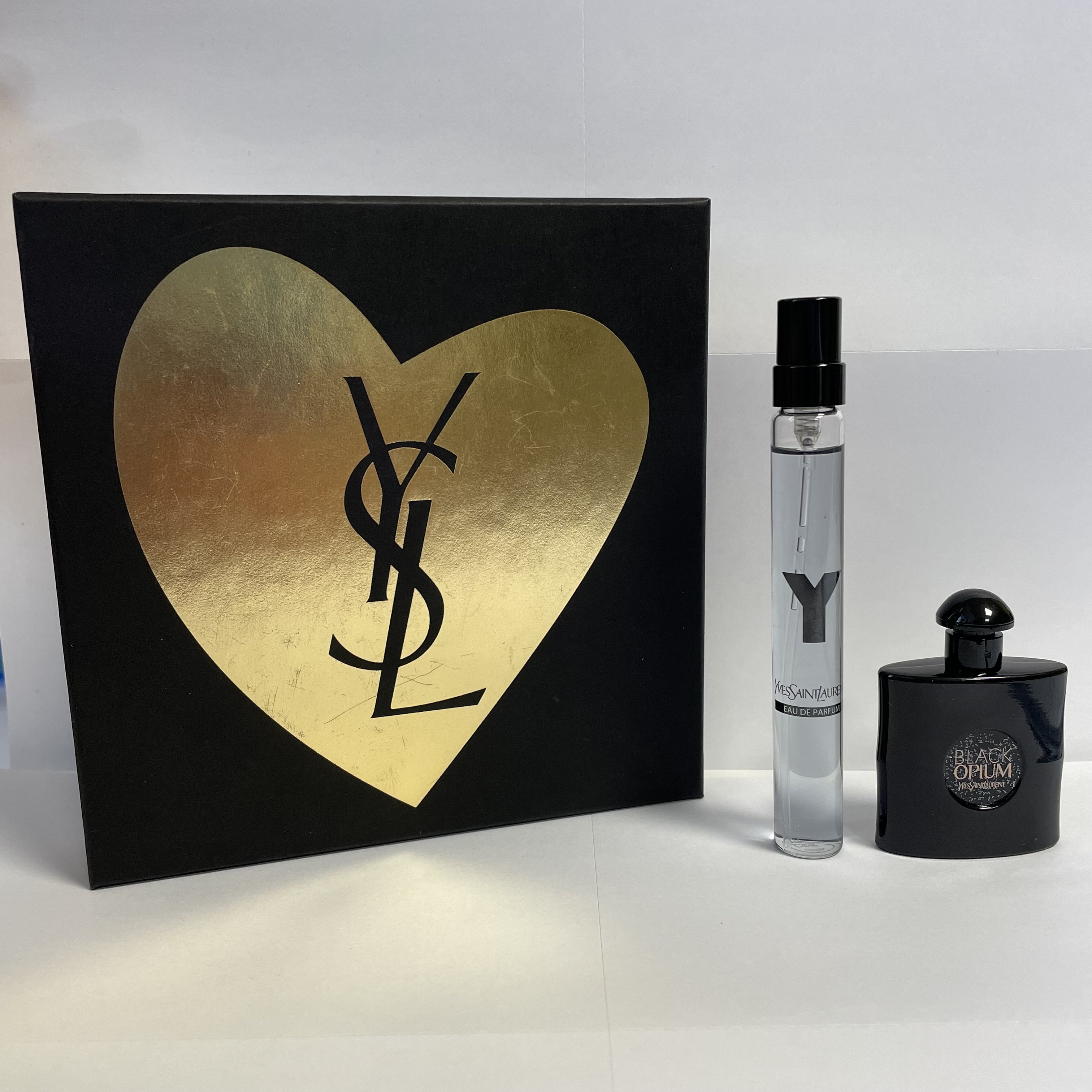Yves Saint Laurent SET : Black Opium Le Parfum, Parfum 7,5ml + Y, edp 10ml