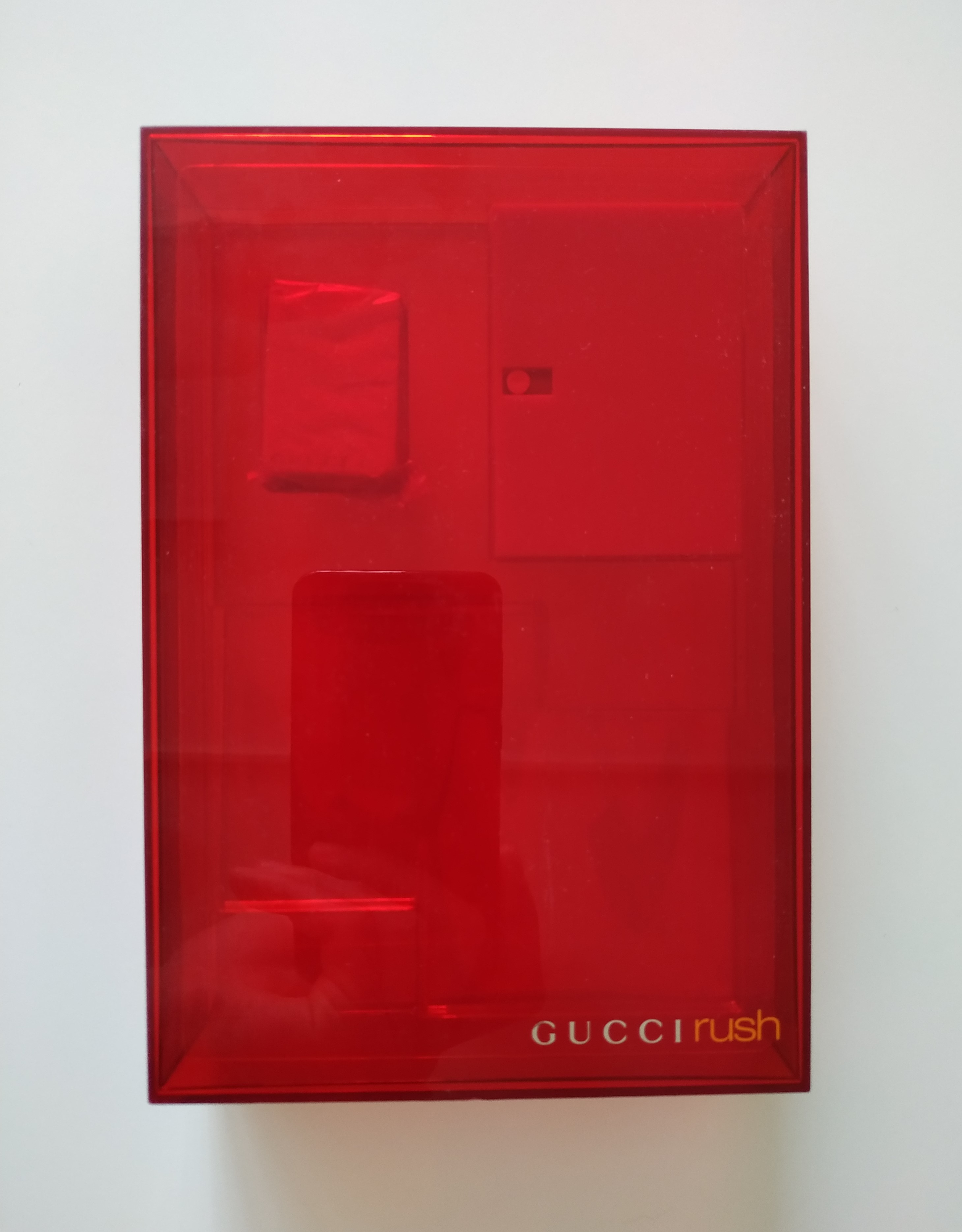 Gucci Rush SET: Prázdny flakón + Šumivá kocka do kúpeľa 20g