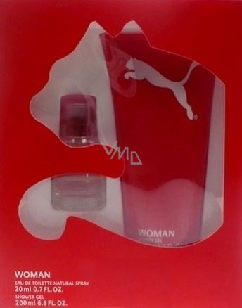 Puma Red Woman SET: edt 20ml + tusfürdő gél 200ml