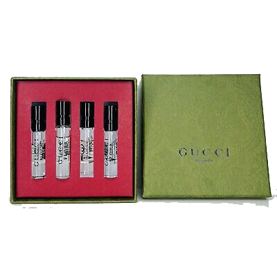 Gucci Guilty Pour Femme mini SET vzoriek: Gucci Guilty EDT + Gucci Guilty EDP + Gucci Bloom EDP + Gucci Flora Gorgeous Gardenia EDP
