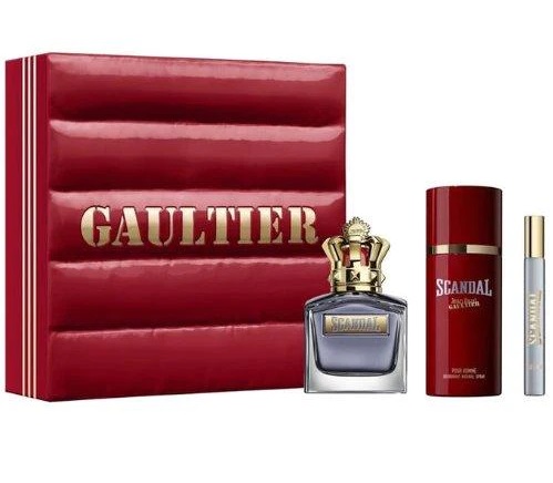 Jean Paul Gaultier Scandal Pour Homme SET: edt 100ml + edt 10ml + Deo spray 150ml