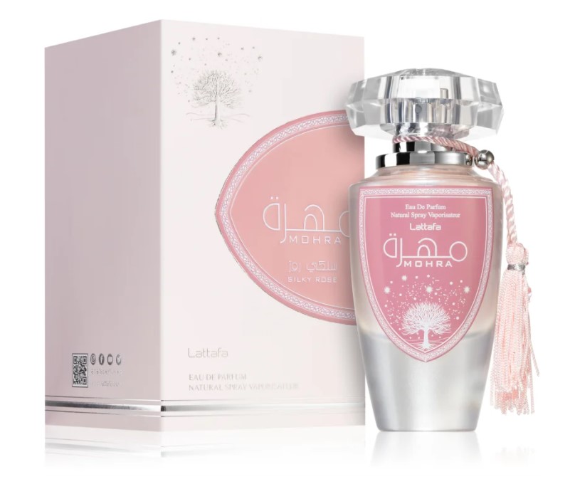 Lattafa Mohra Silky Rose, edp 100ml (Alternatív illat Parfums De Marly Delina Exclusif)