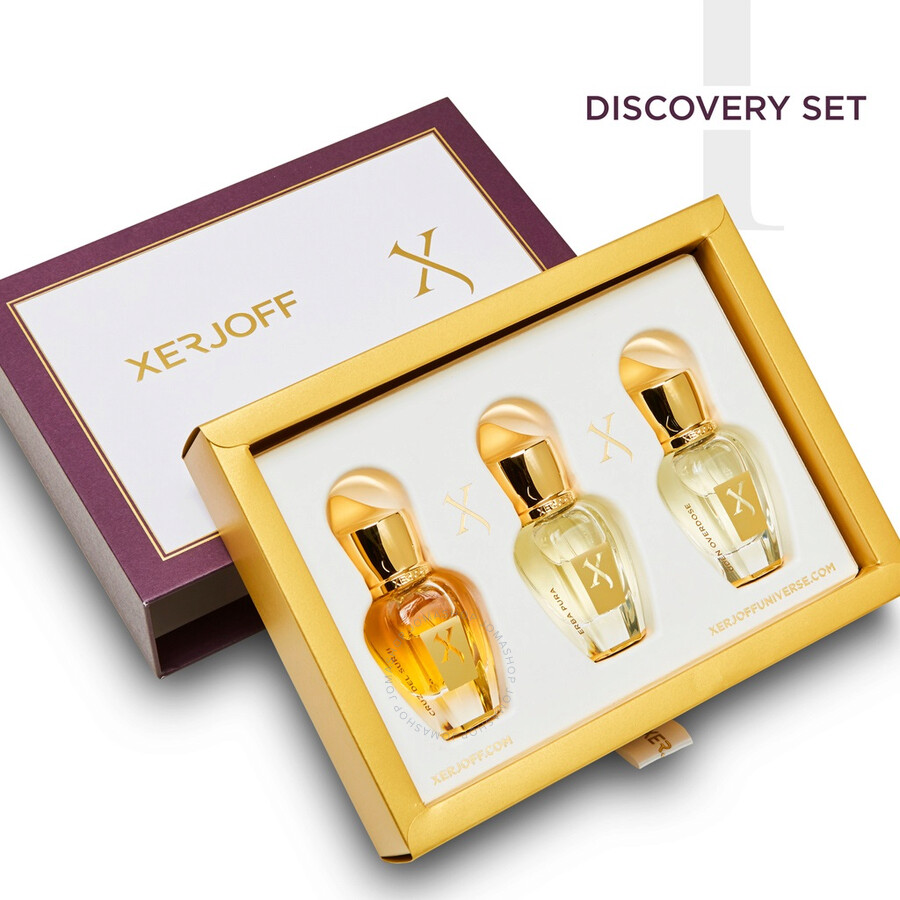Xerjoff Discovery I, Set: Cruz Del Sur II Parfum 15 ml + Erba Pura EDP 15 ml + Uden Overdose Parfum 15 ml